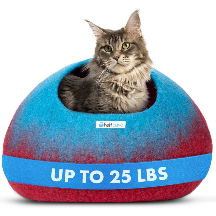 Large cat 2024 cave bed